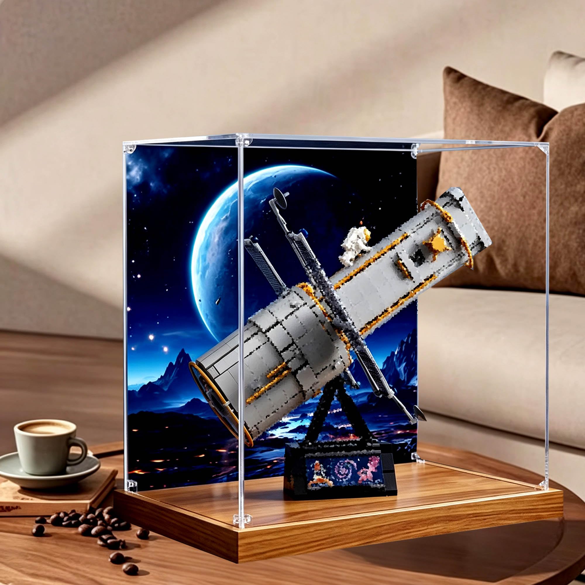 Vetrina compatibile con set di telescopi Le-go 11382 (sfondo 4)