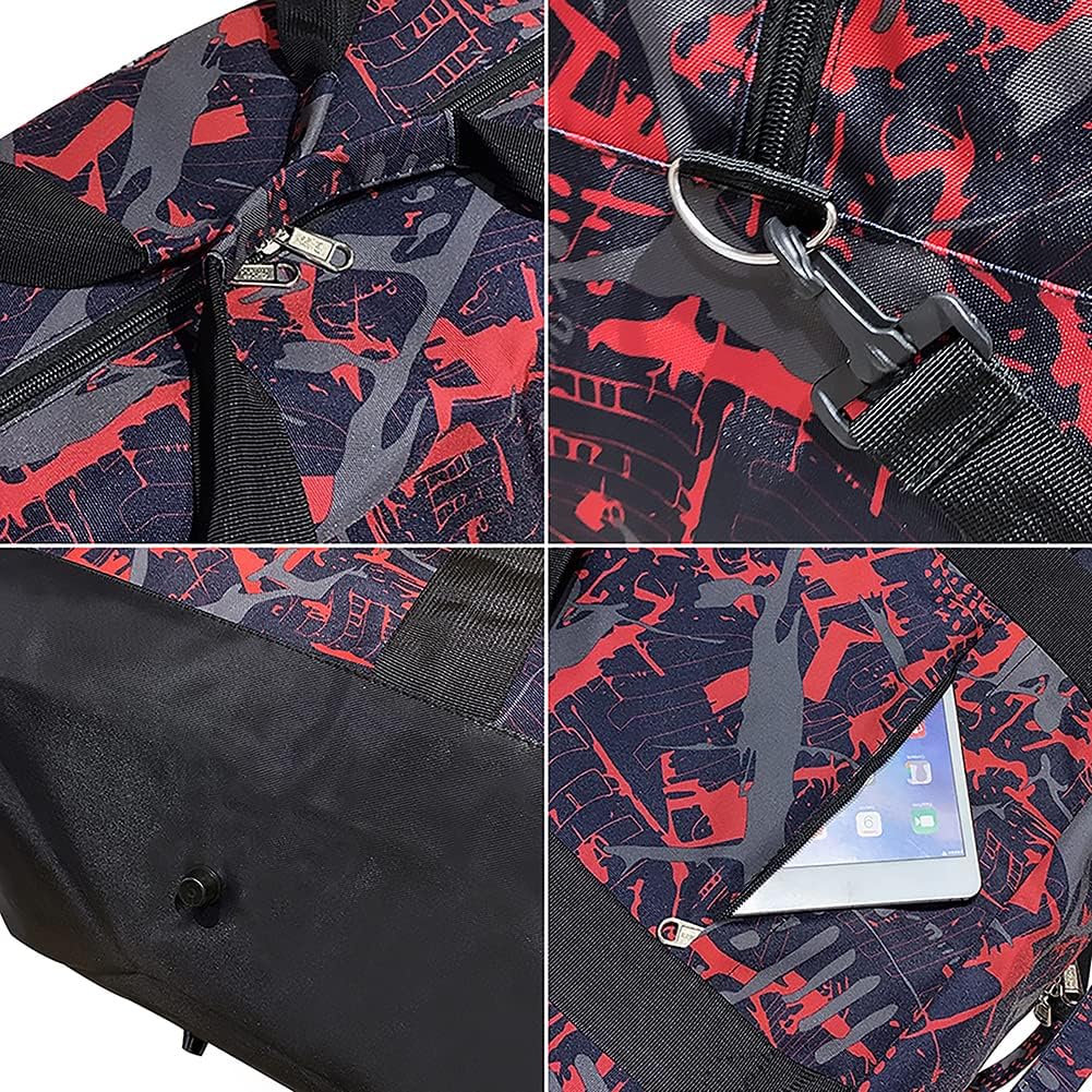 rickyh style Traveling Duffle Bag For Travel & Camping Bag - Packable Lightweight Overnight Luggage bag