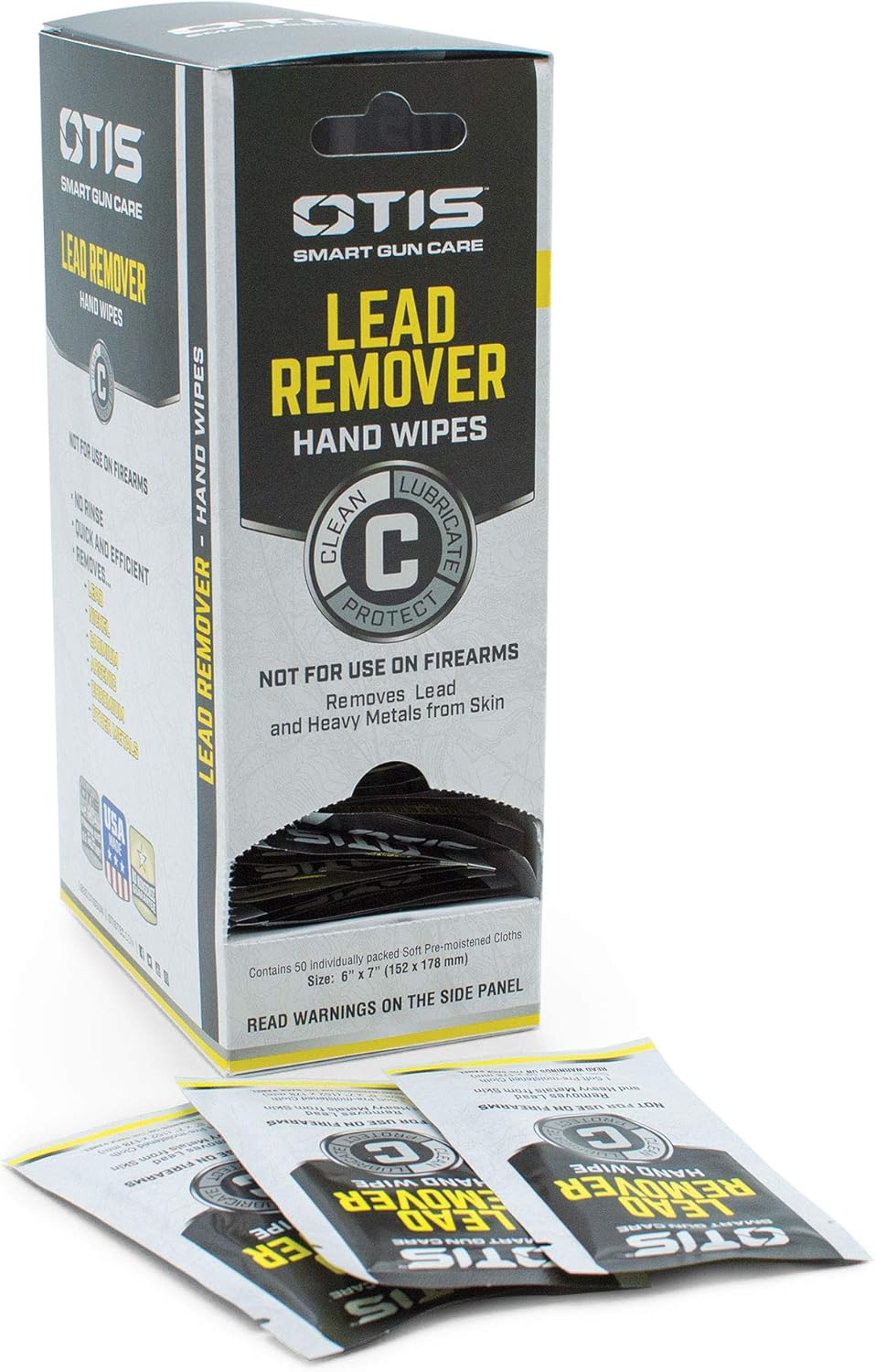 Otis Technology Lead Remover Hand Wipes, Multi (FGLRW50