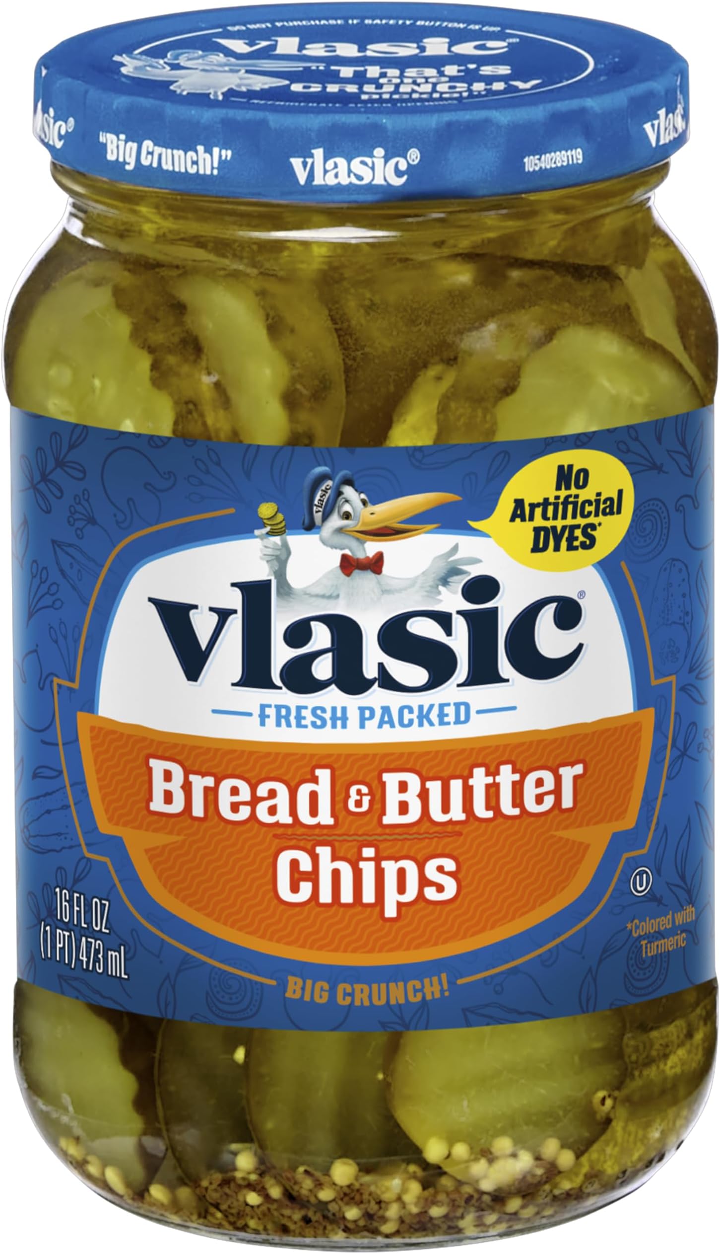 Vlasic-Bread & Butter Pickle Chips 16 OZ