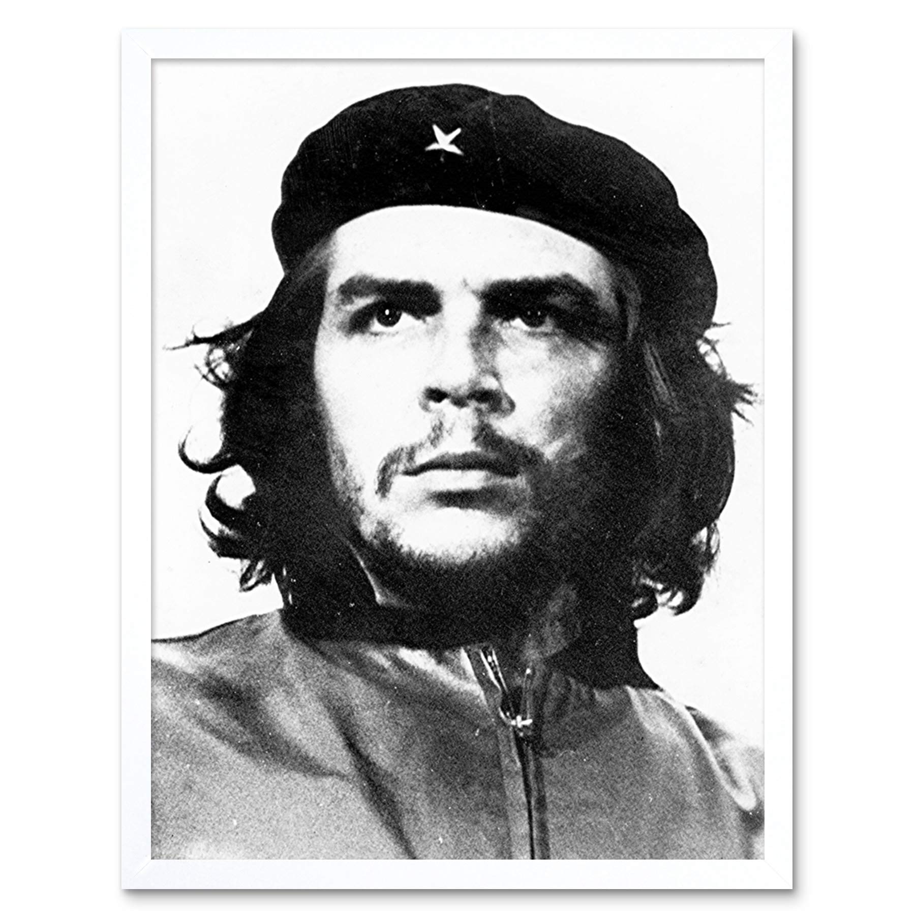 Korda Portrait Revolutionary Che Guevara Photo Art Print Framed Poster Wall Decor 12x16 inch