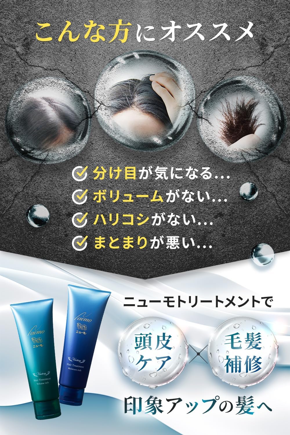 Amazon | ニューモ ボリュームリッチヘアートリートメント ファーマ
