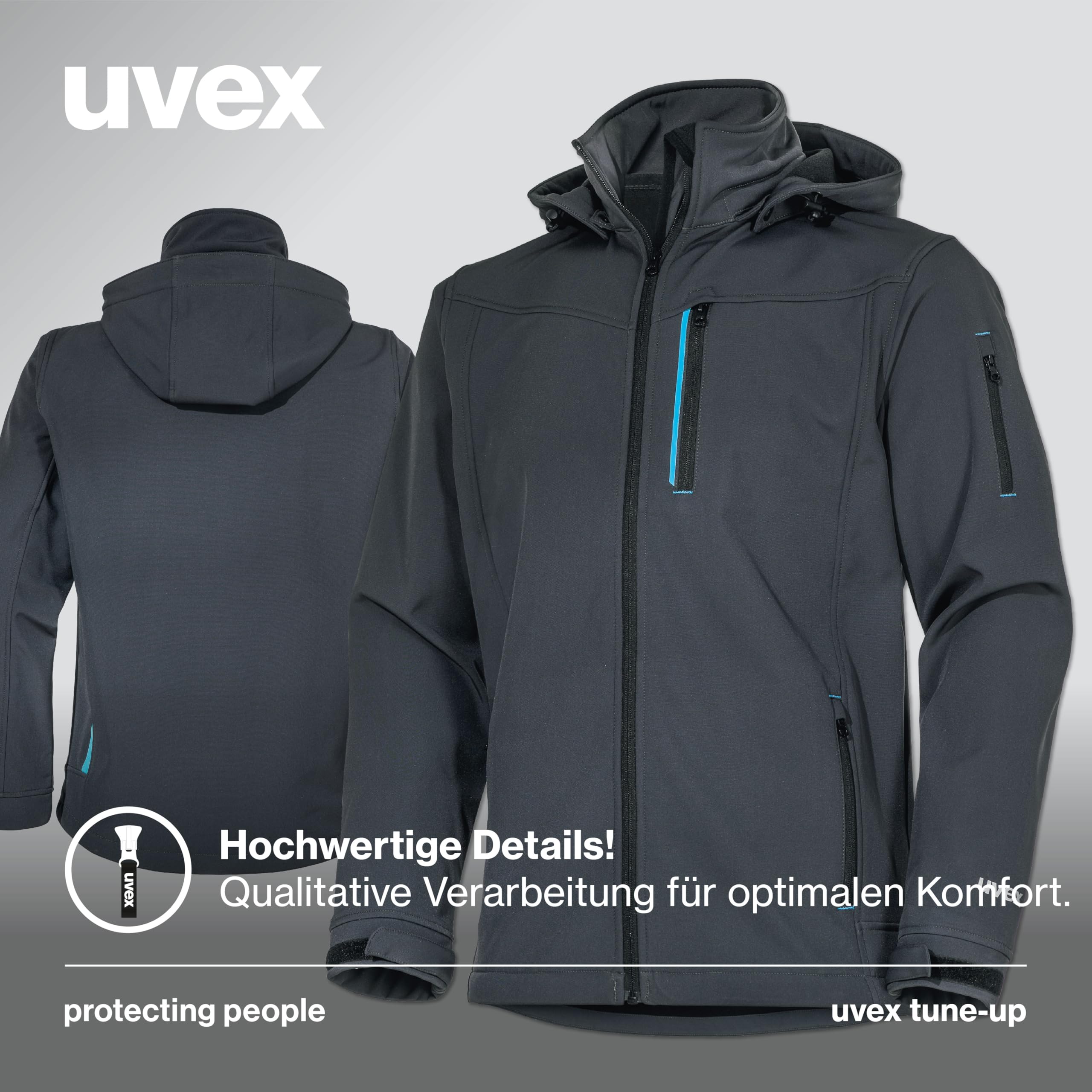 Uvex tune-up softshell chaqueta de trabajo para hombre - chaqueta de exterior