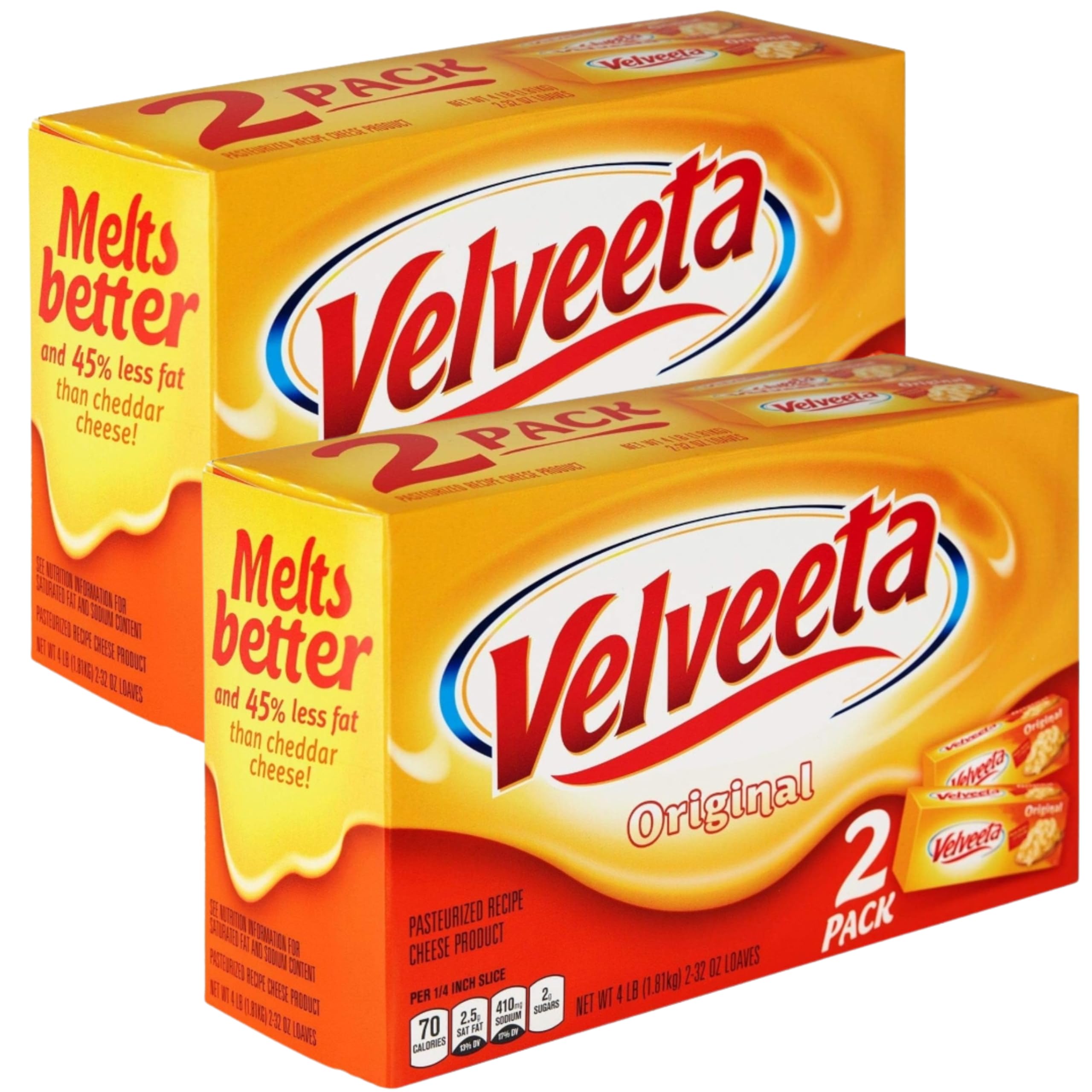 VelveetaOriginal Cheese (32 Ounce, 2 Count) (2 Pack)