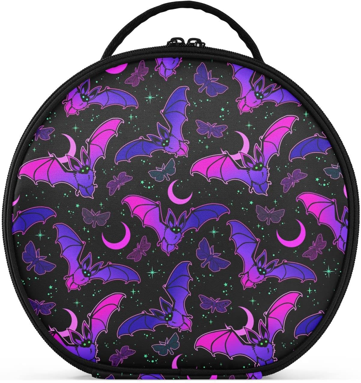 MNSRUU Goth Women Makeup Bag Girl Vintage Makeup Organizer