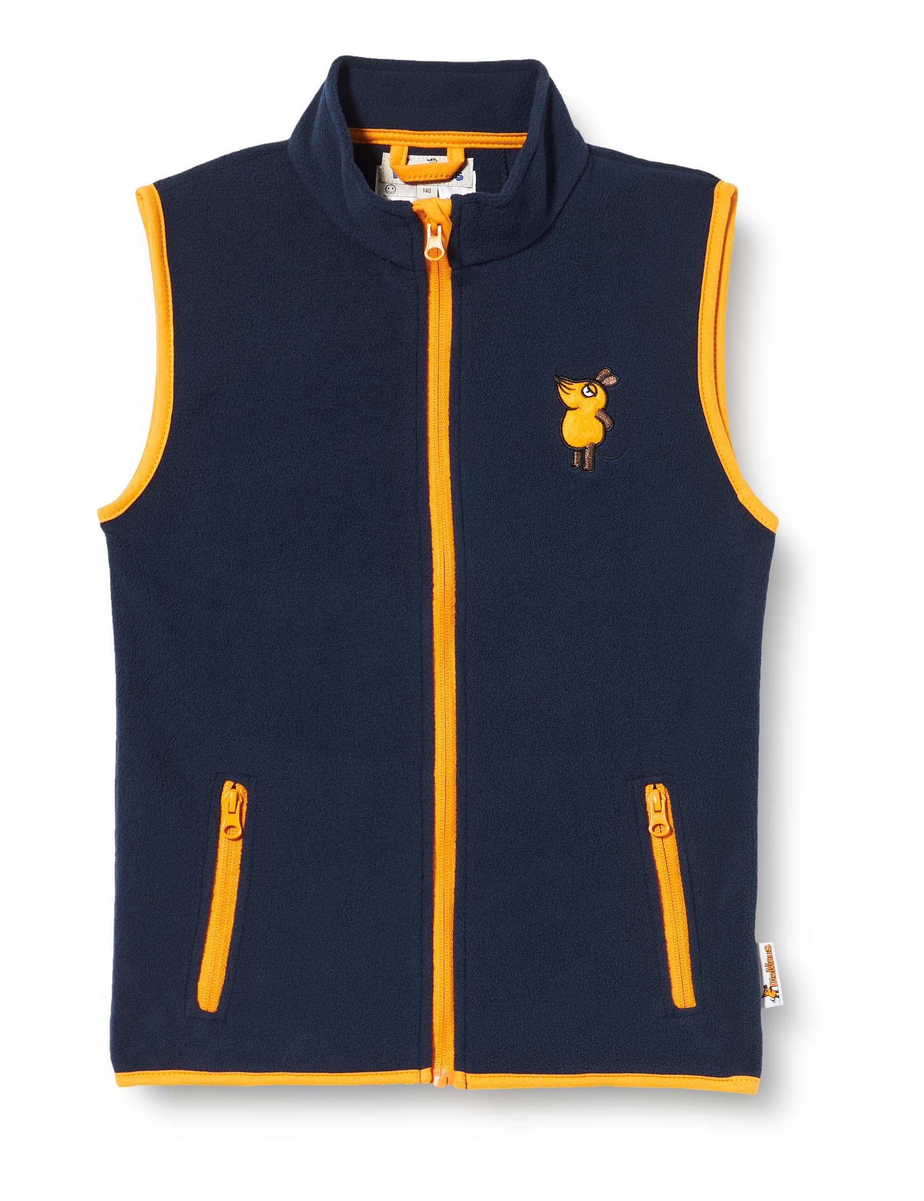 Playshoes Unisex Kids Fleece vest the mouse 420019, 11 - Navy, 104