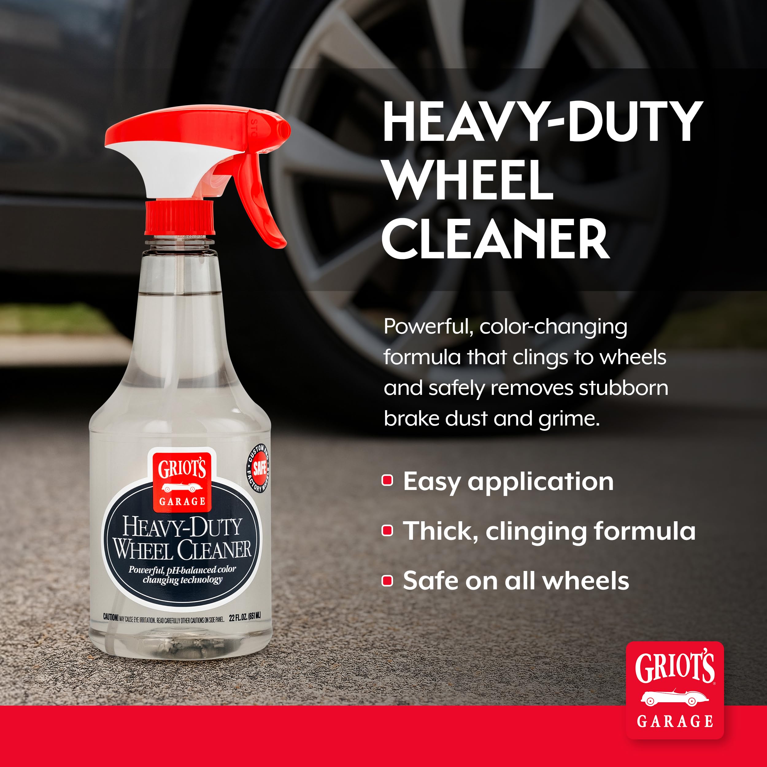Griot's Garage 10973 Heavy-Duty Wheel Cleaner - 22 oz. by Griot's Garage