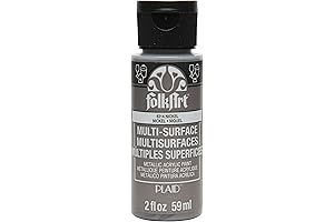FolkArt Metallic Paint Brushed Nickel Finish