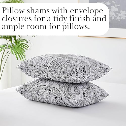 Vista 274 de Southshore Fine Living, Inc. - Juego de edredón de microfibra cepillada suave, cubrecama resistente a manchas y pelo de mascotas, con funda de 02