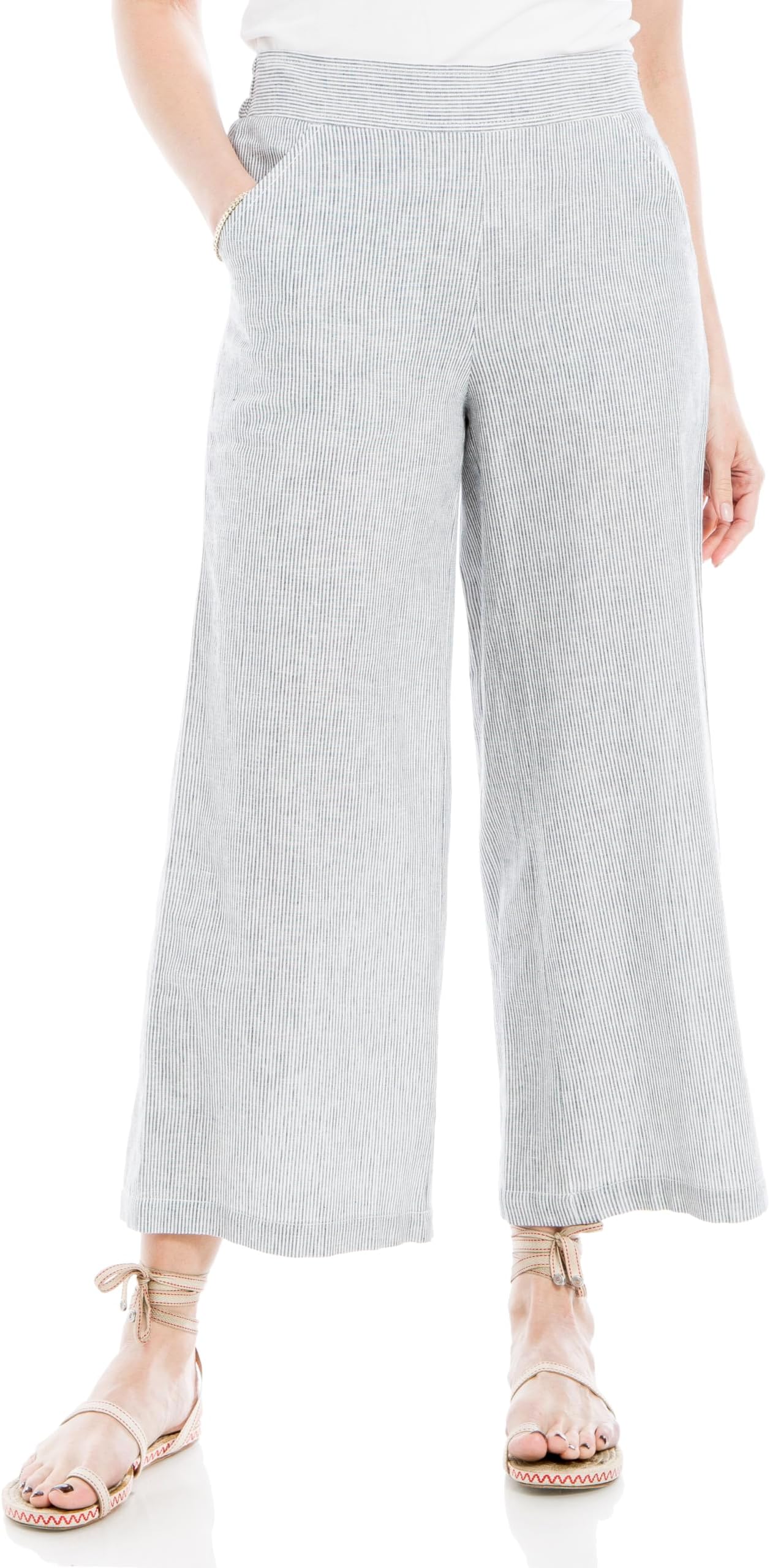 old navy striped linen pants