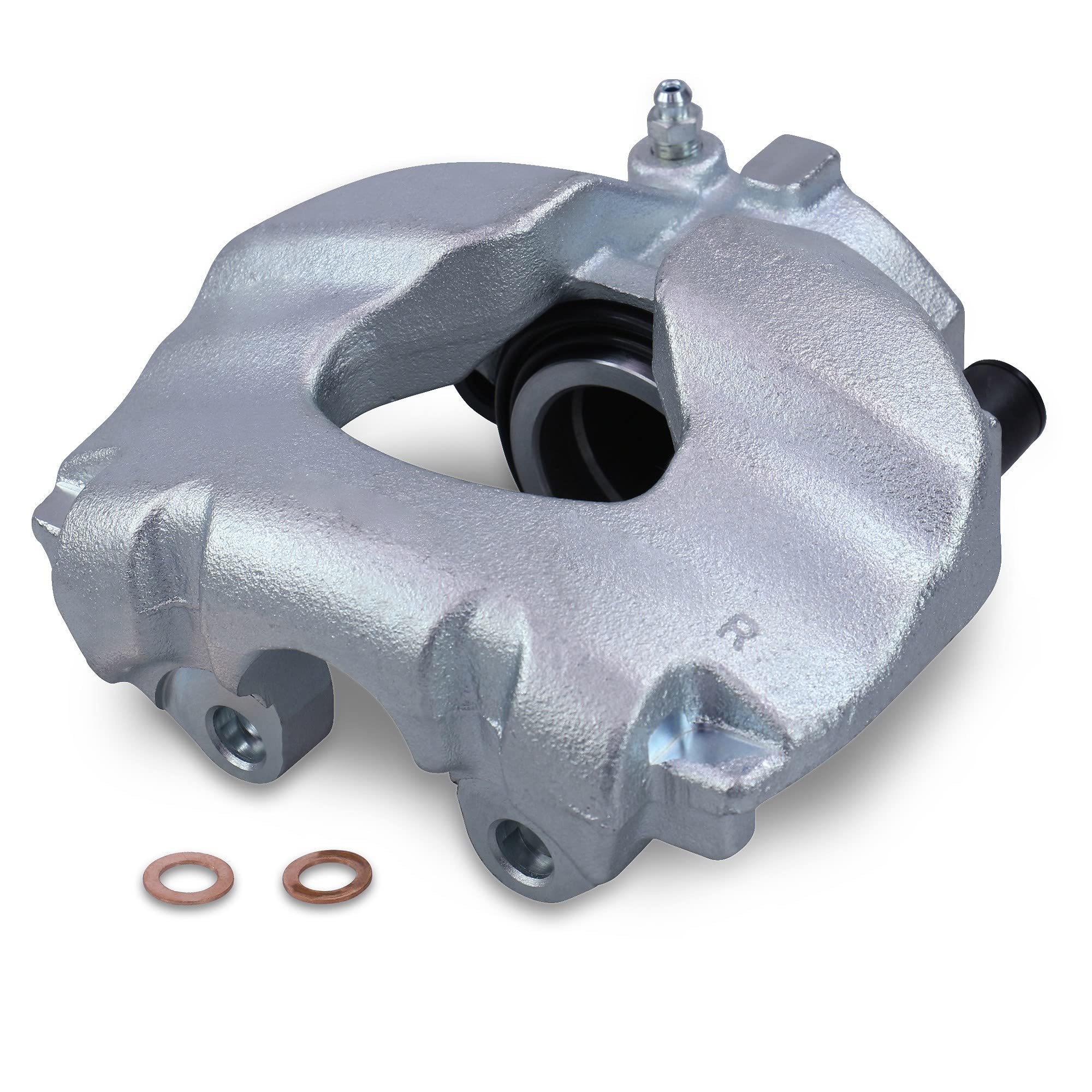 BESTPRICE 1x Bremssattel vorne rechts Bremszange mit 1 Kolben, Kompatibel mit VW TRANSPORTER T4
