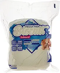 Massa Para Biscuit, Polycol, 1 kg, Natural