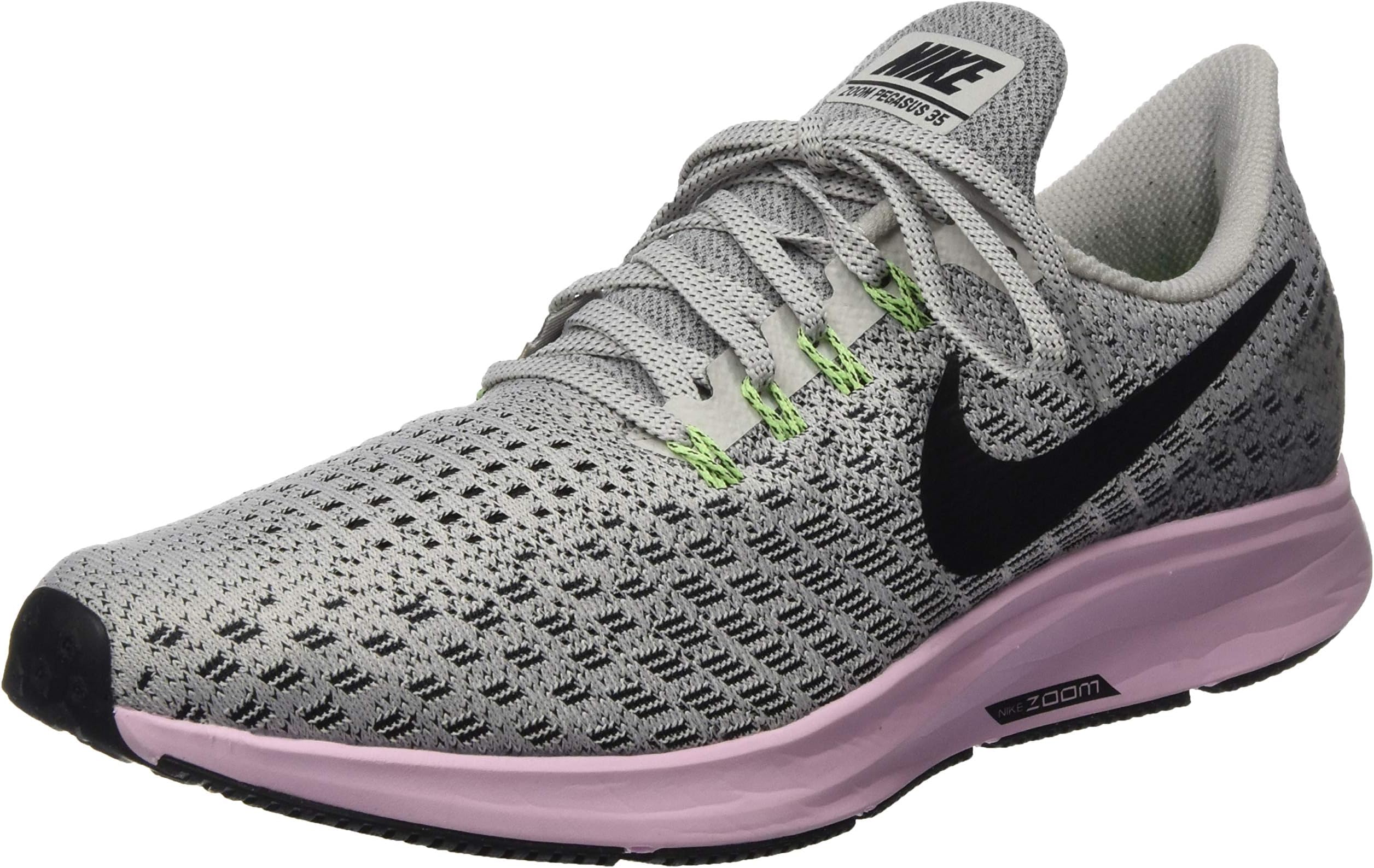 Nike Wmns Nike Air Zoom Pegasus 35, Women’s Track & Field Shoes, Multicolour (Vast Grey/Black/Pink Foam/Lime Blast 011), 3.5 UK (36.5 EU)