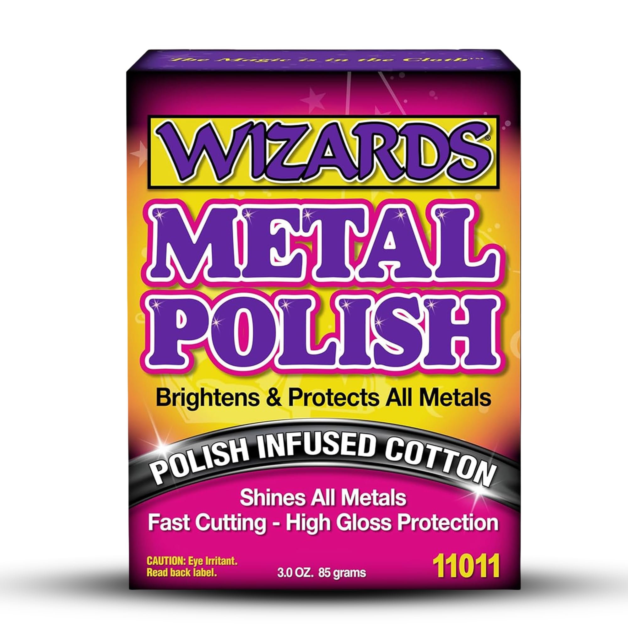 Wizards Metal Polish Infused Cotton Wipes