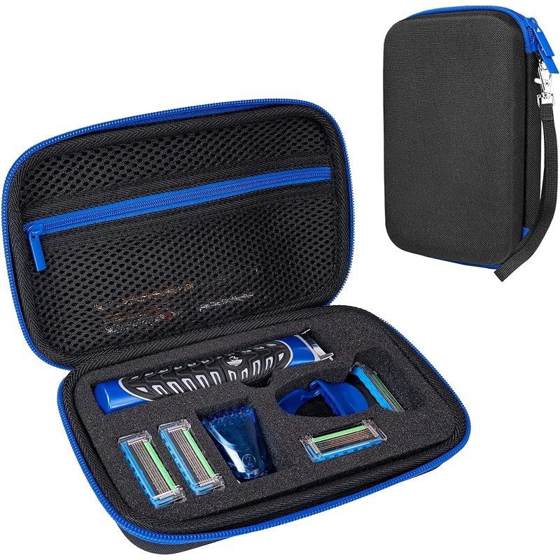 Estojo rígido de viagem ProCase para aparador de barba Gillette Styler, preto
