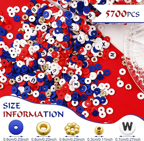 Miniatura 4 de Ferraycle Juego de 5700 cuentas de arcilla Heishi de otoño de Halloween de 0.236 pulgadas (0.236 in), arcilla polimérica de otoño para pulseras