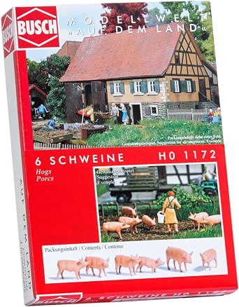 Busch 1250 Hemp And Poppy HO Scale Scenery Kit - Model Railroad Landscape Accessories - View #4
