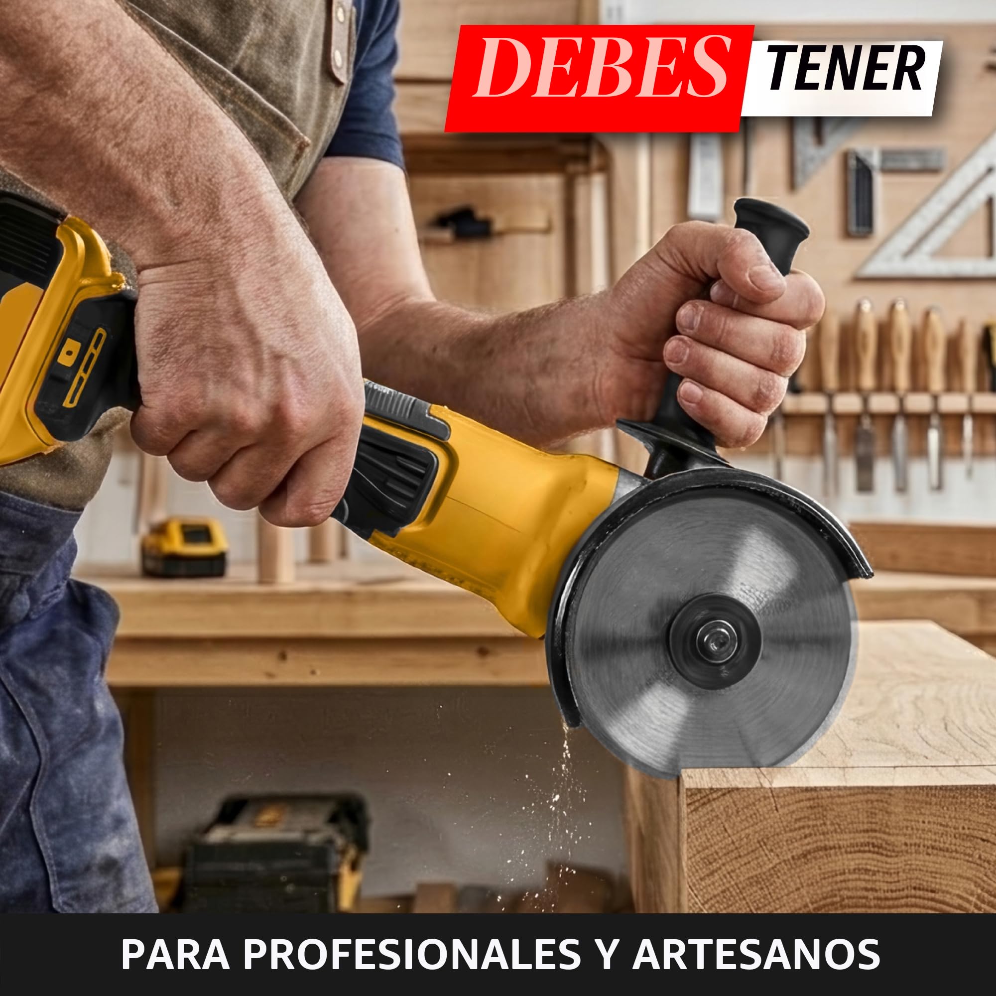 GRAFF Hoja de Sierra Profesional - Hoja de Sierra Circular de 115 mm para Madera, Madera Contrachapada, Plástico, Laminado, Paneles de yeso - Disco Sierra Circular Superfino de 2 mm