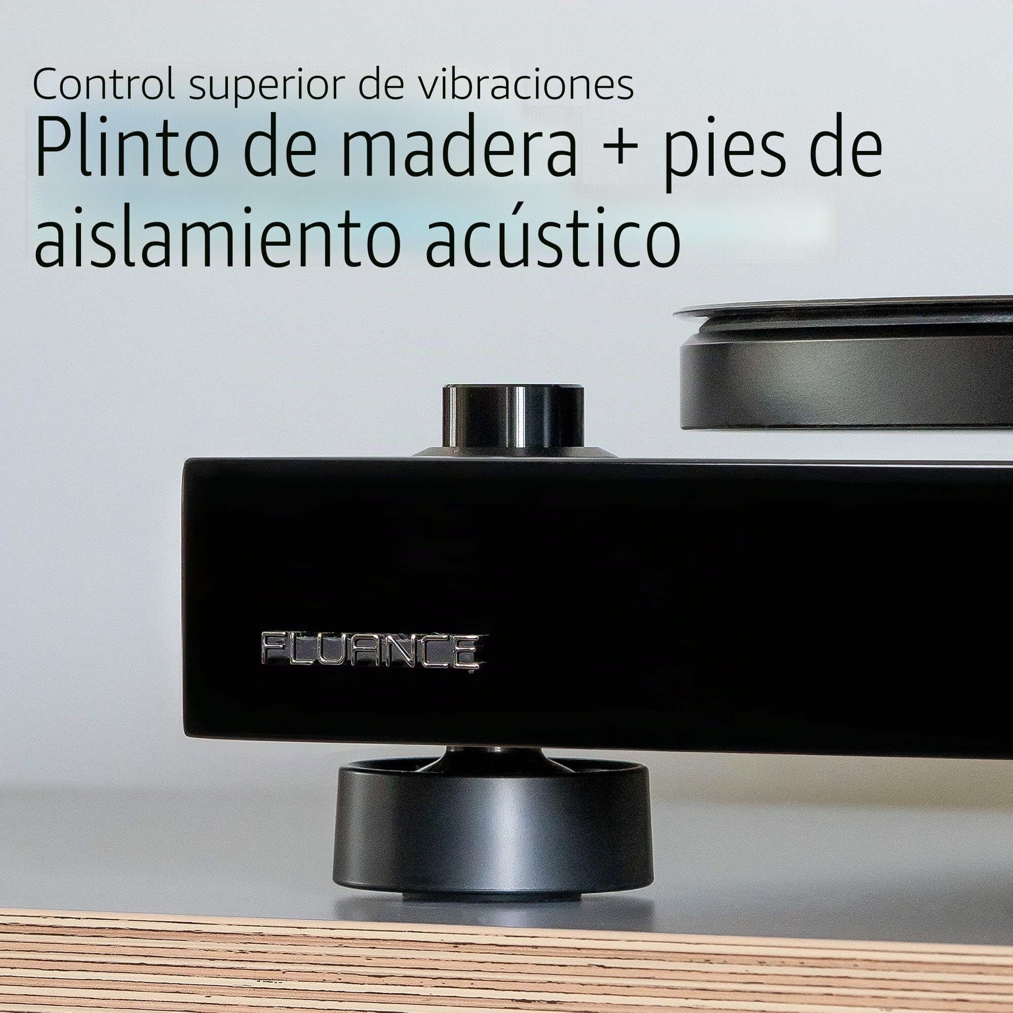 Fluance RT80 Classic - Tocadiscos Hi-Fi con Cartucho Audio Technica AT91, tracción por Correa, preamplificador Integrado, contrapeso Ajustable, Base de Madera Maciza, Negro Piano