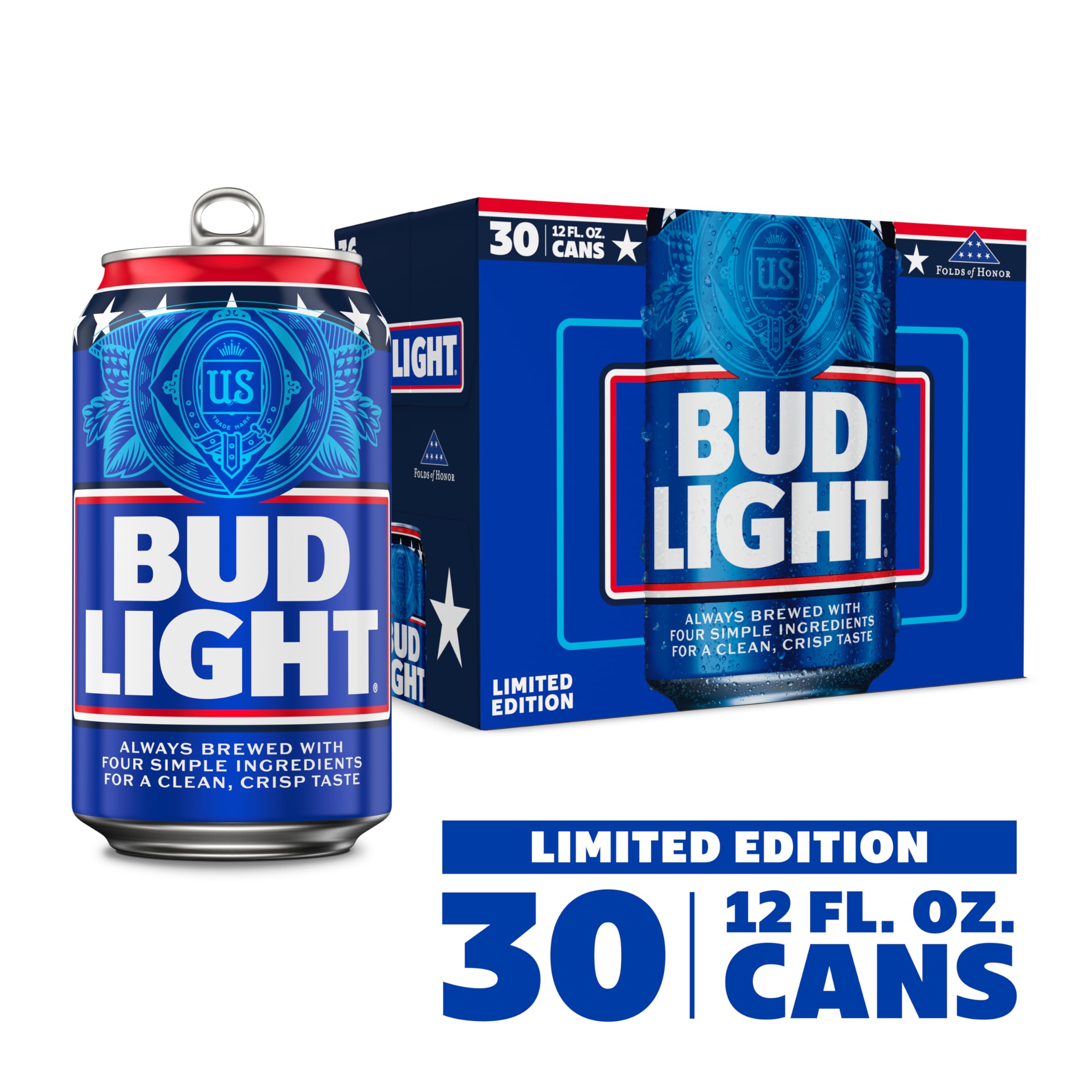 Bud Light ビール 30缶入り Amazon.com: Bud Light, Paquete de 30, latas de 12 onzas líquidas