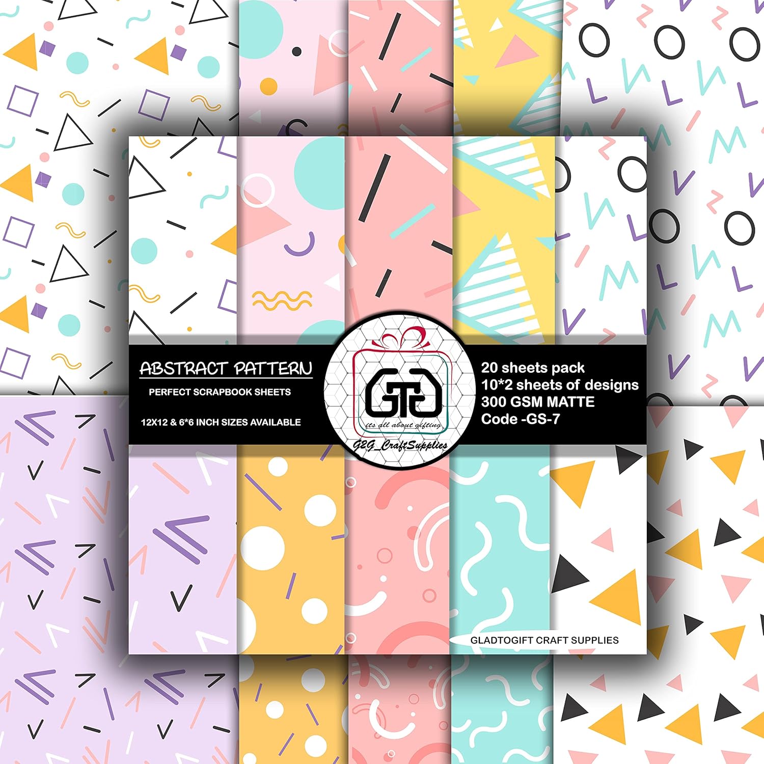 G2g Abstract Craft paper Big size Thick paper cardstock best for