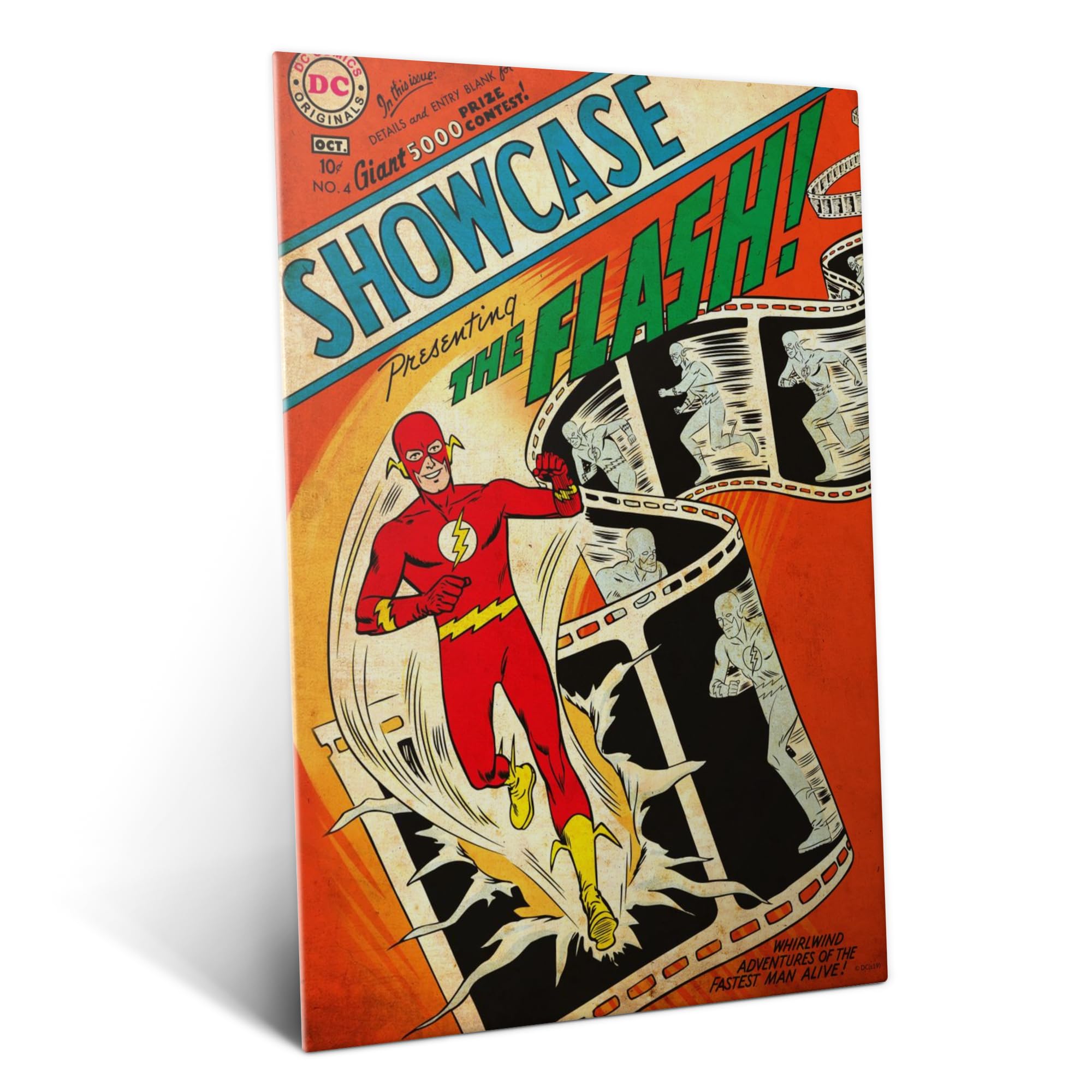 Displate Metall poster DC Comics Showcase Flash by Carmine Größe M