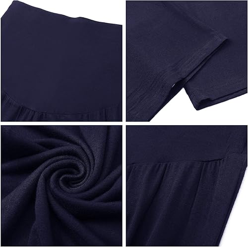 Miniatura 4 de Joyaria Pantalones deportivos largos para mujer, para yoga, pijama, descanso, sobre el vientre