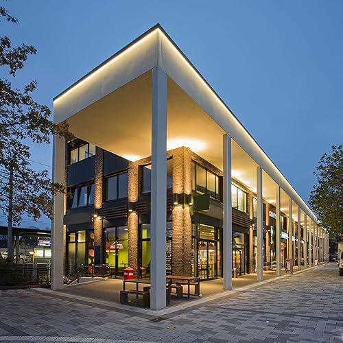 Miniatura 6 de GZBtech Tira de luces LED flexibles de neón de 82 pies, tira de luz impermeable CA de 110-120 V, 120 LEDsM, iluminación de neón conectable para