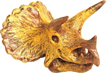 Safari Ltd Dinosaur Skulls TOOB - 11 Mini Figurines Including Velociraptor, Brachiosaurus, Oviraptor, Triceratops, Tyrannosaurus Rex and More - Educational Toy Figures for Boys, Girls & Kids Ages 3+