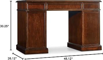 Hooker Furniture Bow Front Knee-Hole Desk