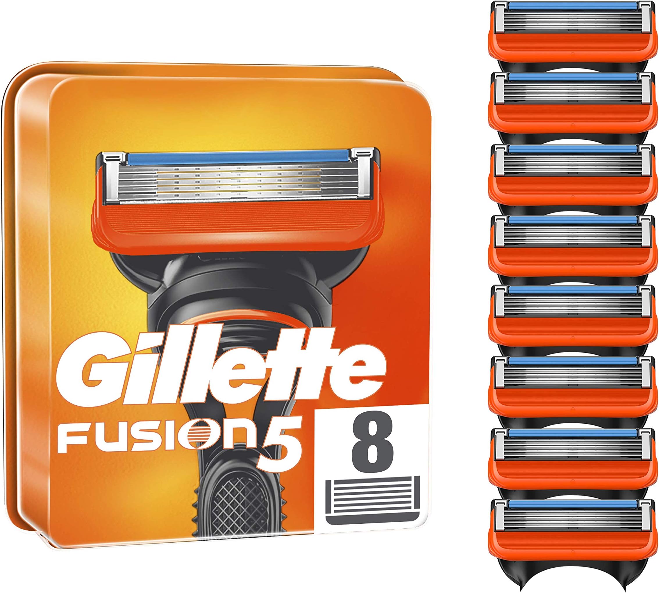 Fusion Power Razor Blades, 8 each
