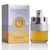 Azura Noir for Men Eau De Parfum - Woody Spicy Fragrance - Long-Lasting Cologne Choice For Daily Wear - Top Notes of Lemon, Nigerien Ginger, Refreshing Mint & Lavender - Elegant 100ml Bottle