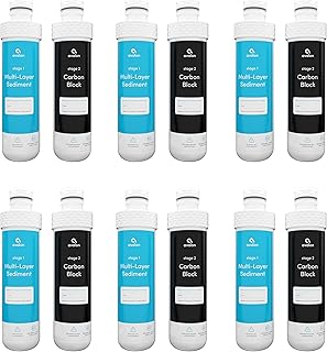 Avalon Genuine 2 Stage Replacement Filters For All Avalon Branded Bottleless Water Coolers NSF Certified, 2 Count (Pack of 6)