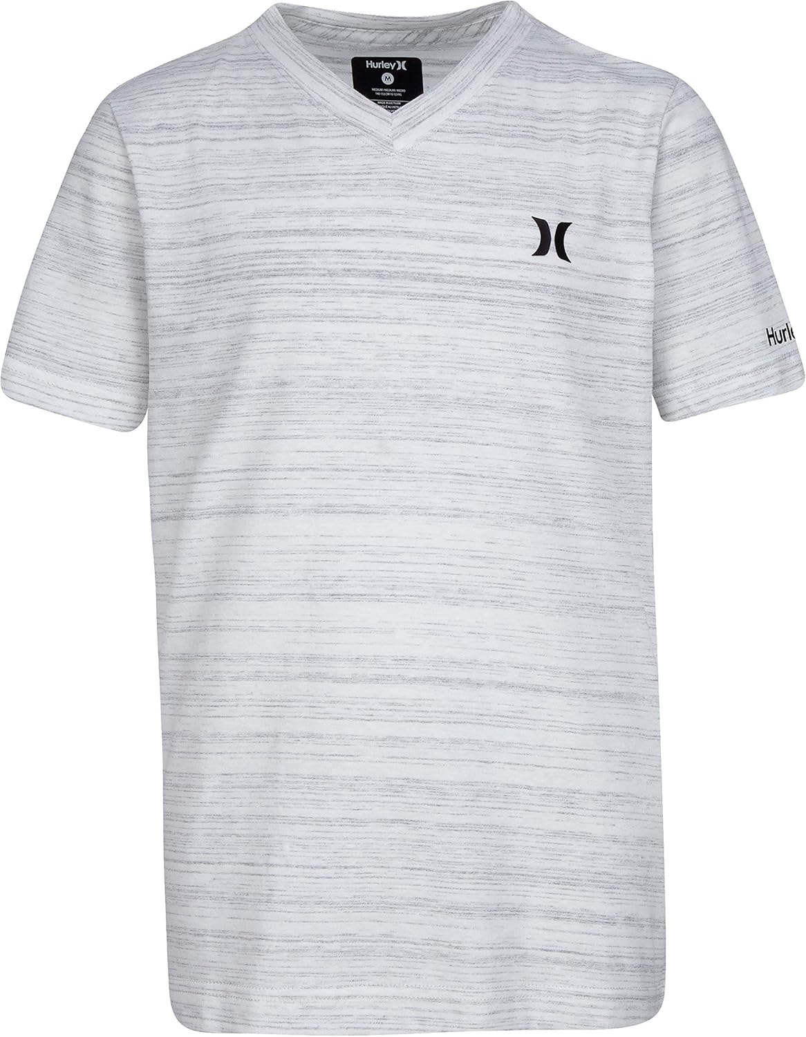 Hurley Boys' Basic T-Shirt Large White/Grey