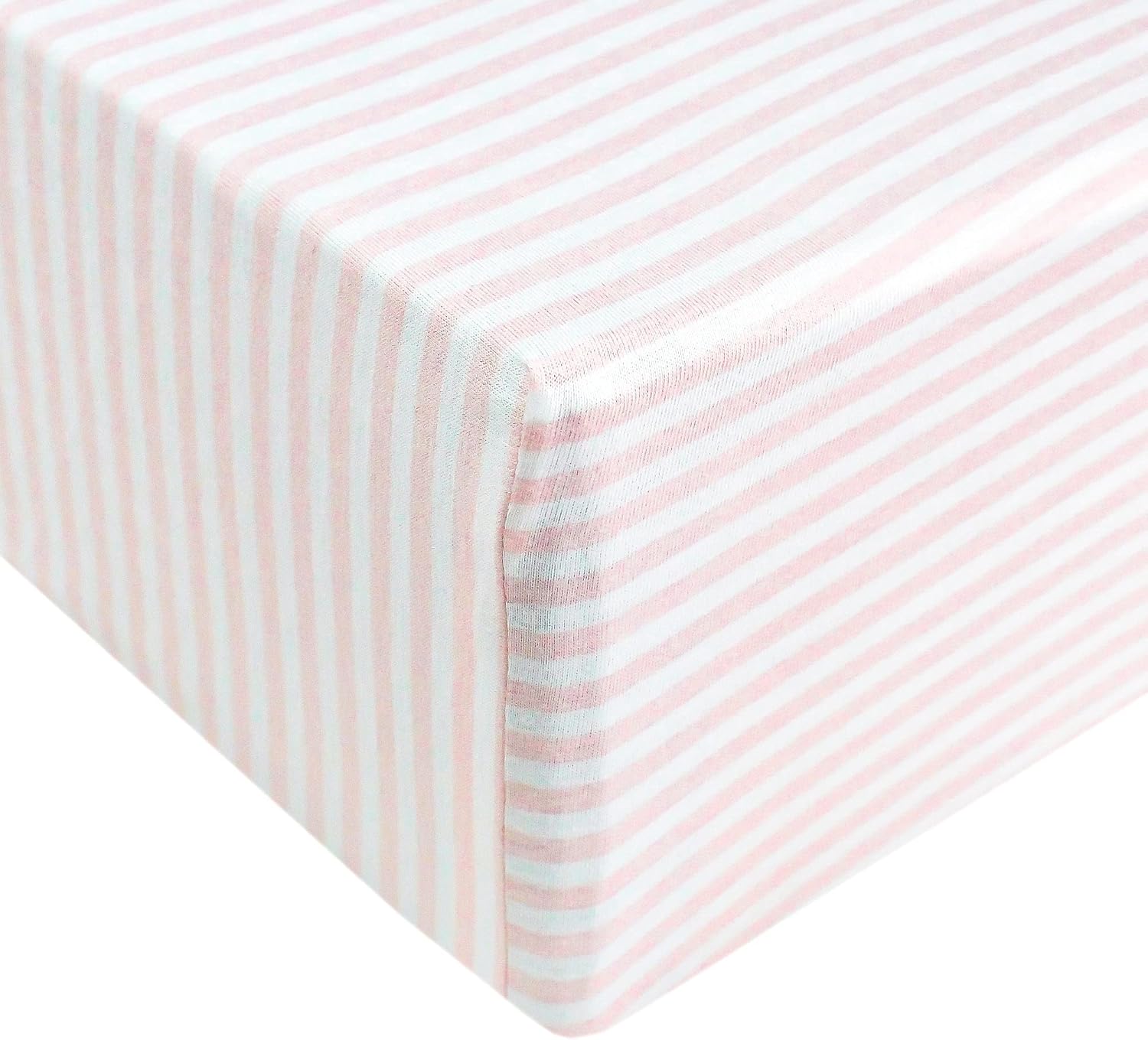 Copper Pearl Premium Knit Baby Crib Sheets for Standard Mattresses, Breathable and Soft, Striped, Winnie