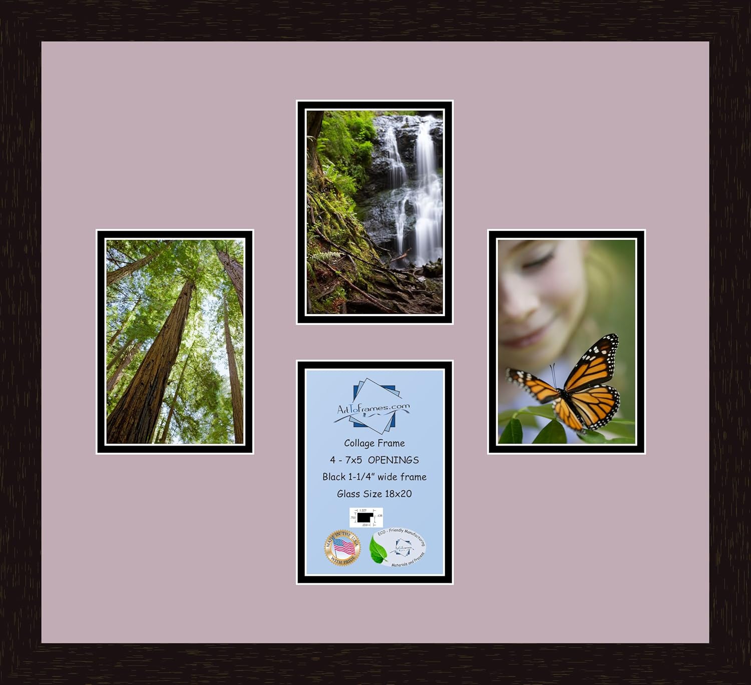 Art to Frames DoubleMultimat497805/89FRBW26061 Collage Frame Photo Mat Double