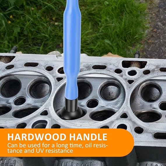 Valve Lapper Set, Valve Lapping Tool Kit, Easy to Control Valve Lapping Compound Kit, High Efficient Spring Compressor Tools, Hand Valve Lapping Tool for Vehicle Maintenance and Repair (Blue)