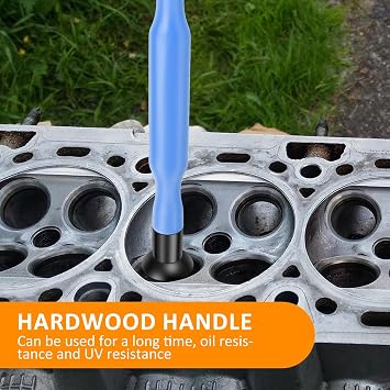 Valve Lapper Set, Valve Lapping Tool Kit, Easy to Control Valve Lapping Compound Kit, High Efficient Spring Compressor Tools, Hand Valve Lapping Tool for Vehicle Maintenance and Repair (Blue)