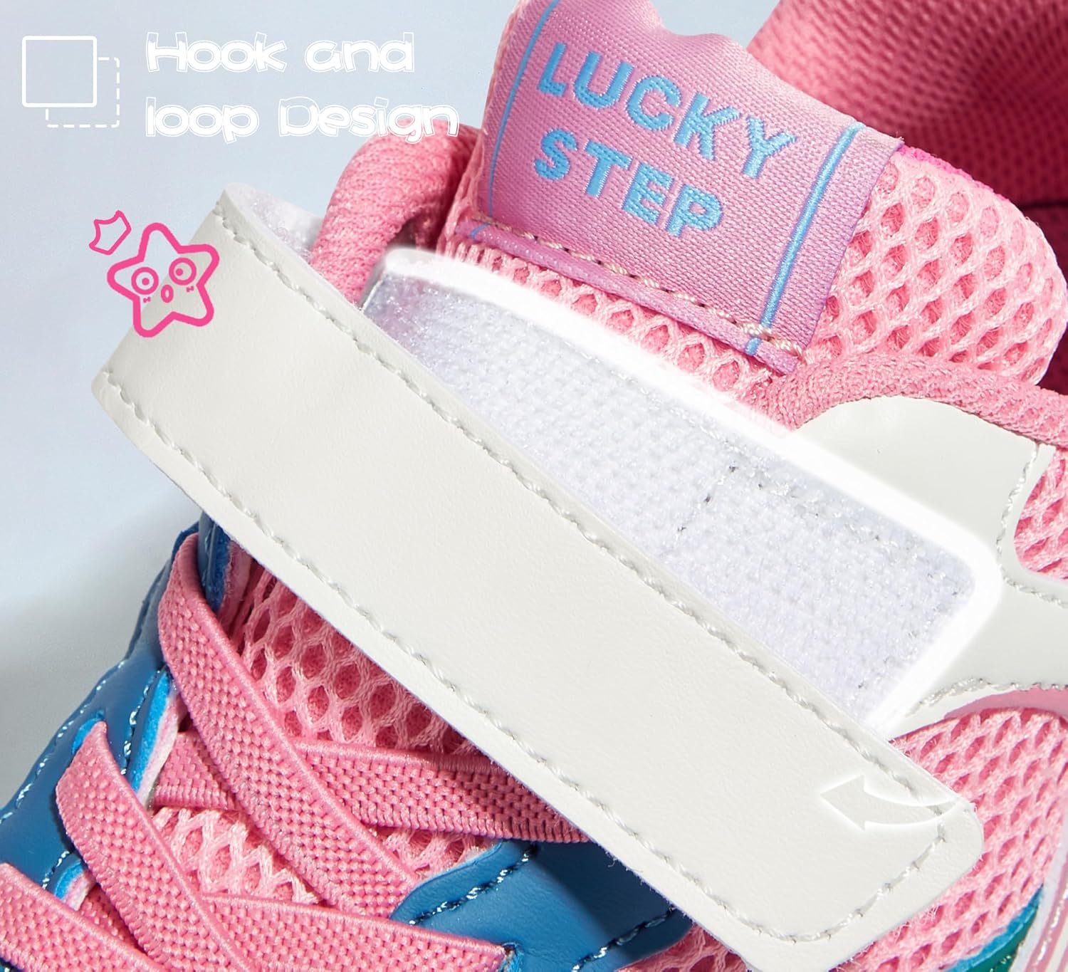 LUCKY STEP Kids Tennis Running Shoes for Children Athletic Sports Gym Lightweight Casual Walking Wide Shoes Toddler School Sneakers - Image 4