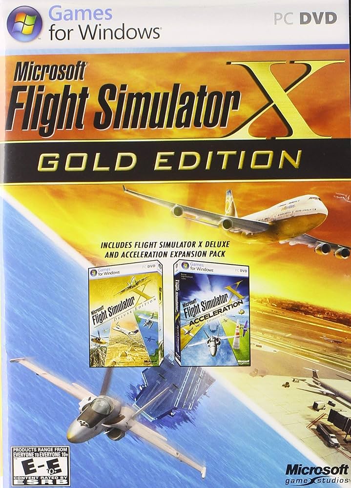 マイクロソフトフライトシミュレータX GoldEdition Microsoft Flight Simulator X: Gold Edition | Amazon.com.br