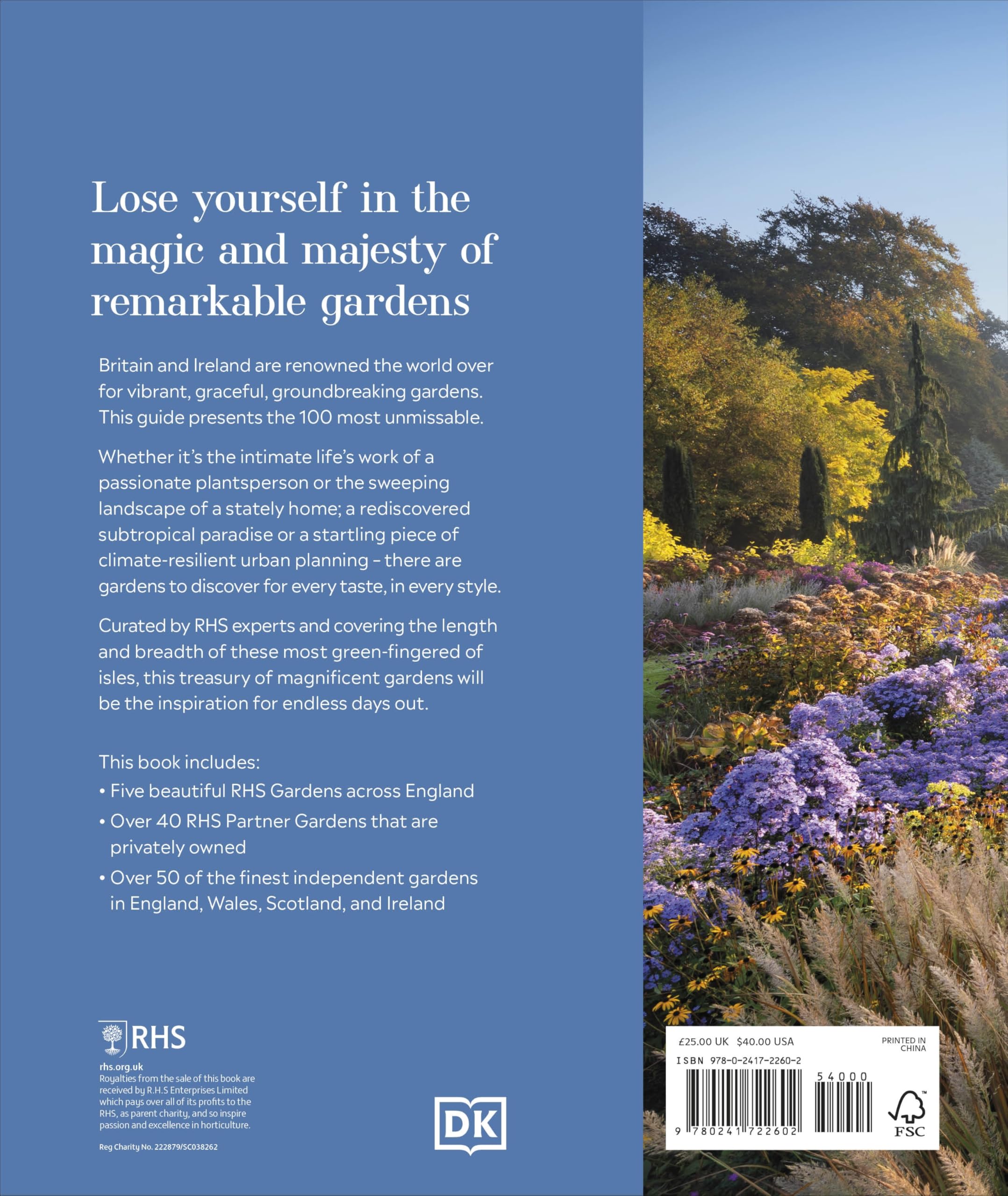 RHS Gardens of Great Britain and Ireland: Your Guide to 100 of the Most Beautiful Gardens