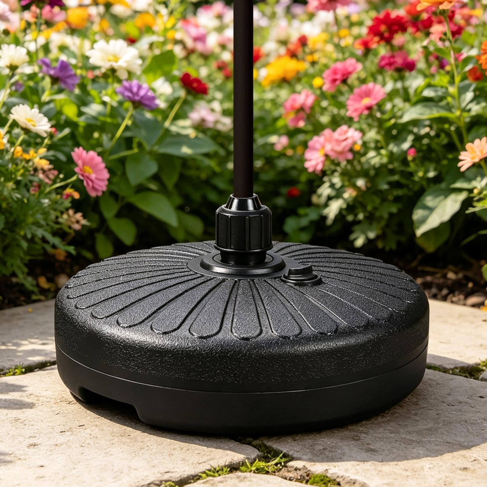 Base portaombrelli, supporto per ombrellone da giardino con riempibile