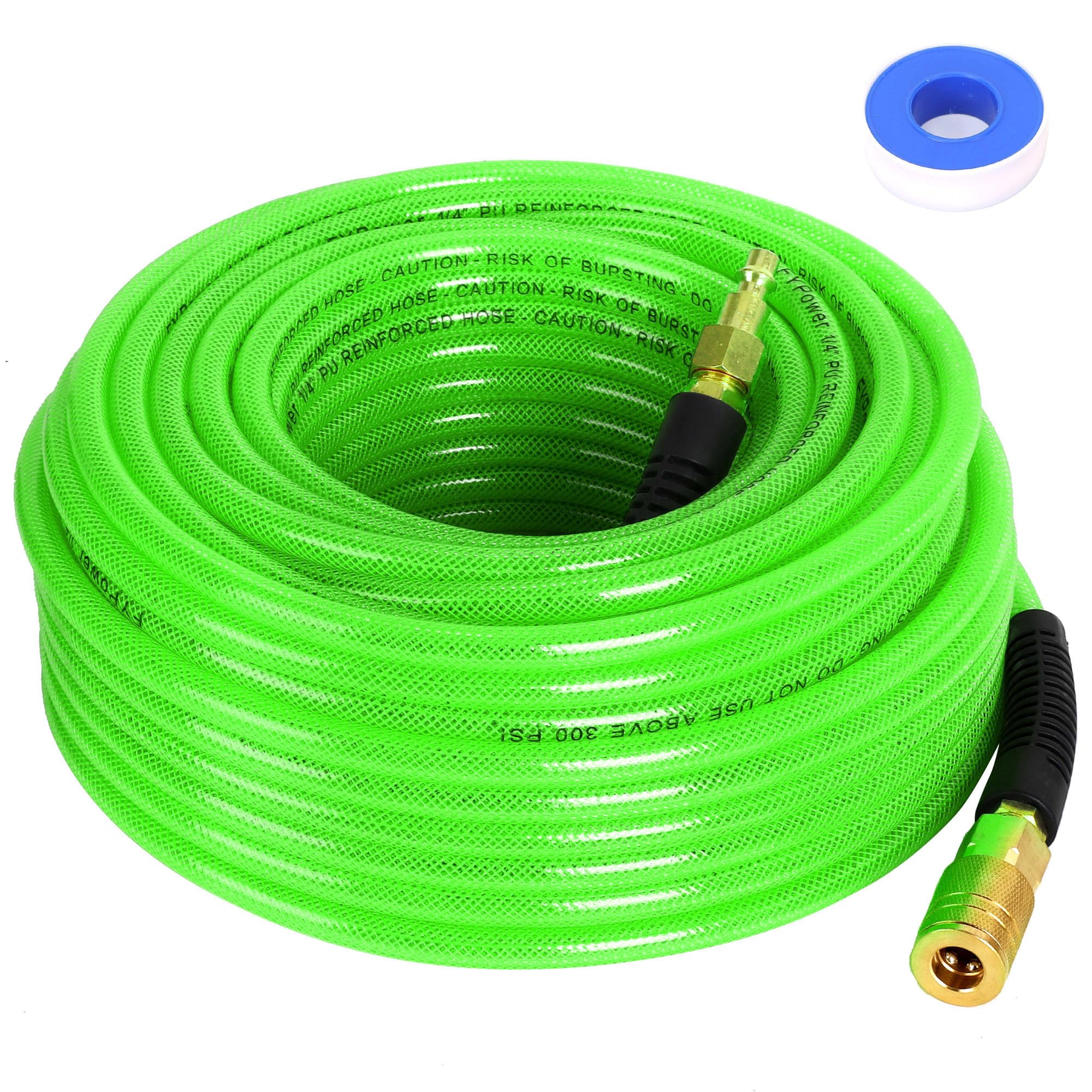 FYPower 100 ft Reinforced Polyurethane Air Compressor Hose