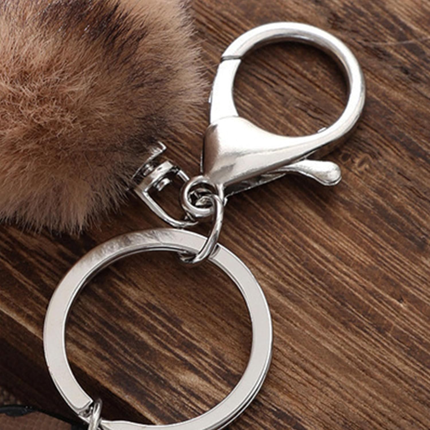 Initial Letter Keychain for Women, Fashion Leopard Print Letter Bag Charm for Handbags Bag Accessories PU Key Charms - Image 6