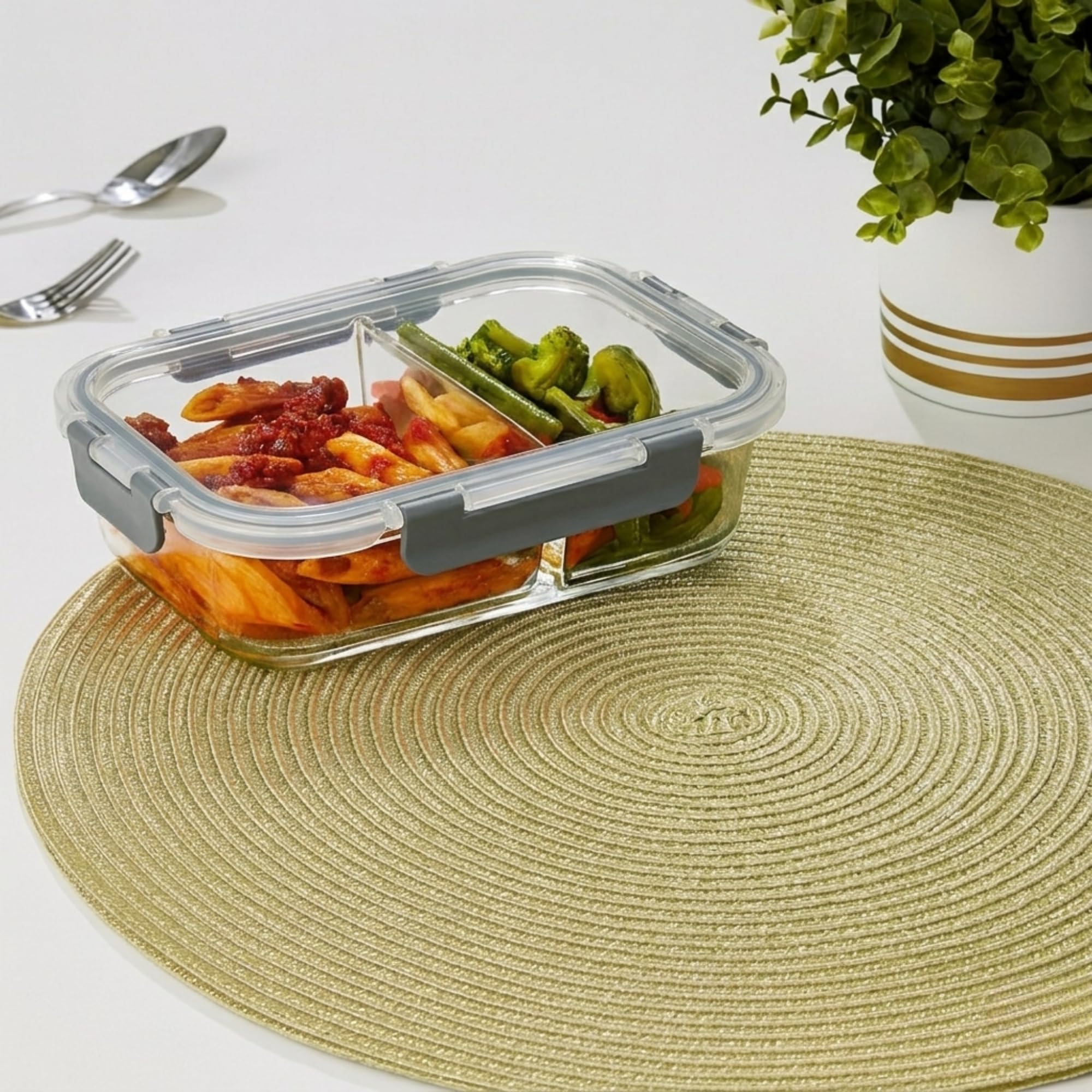 Glass Lunch Box - Leakproof & BPA Free -9