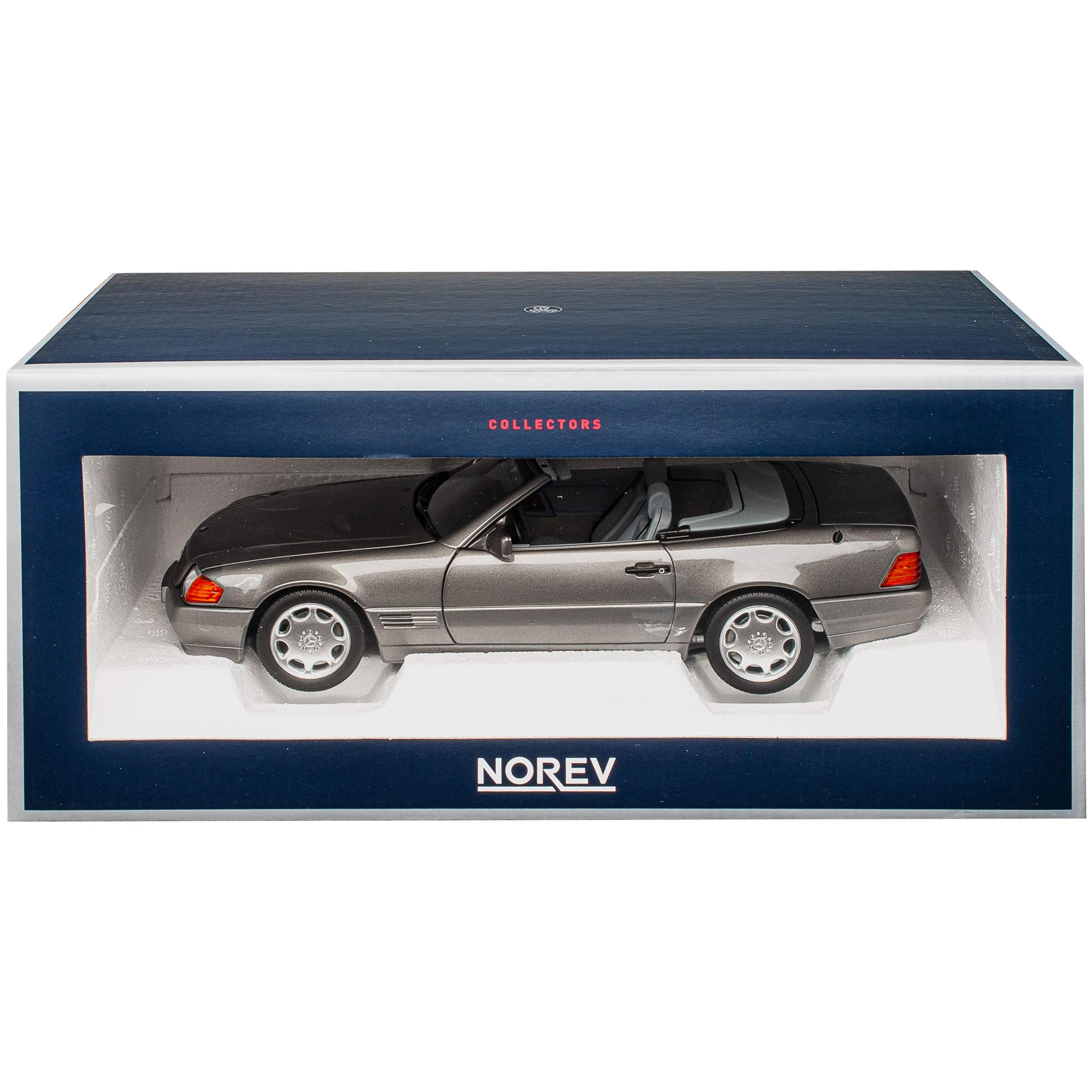 Mercedes-Benz SL Class R129 500SL Convertible Grey 1989-2001 1/18