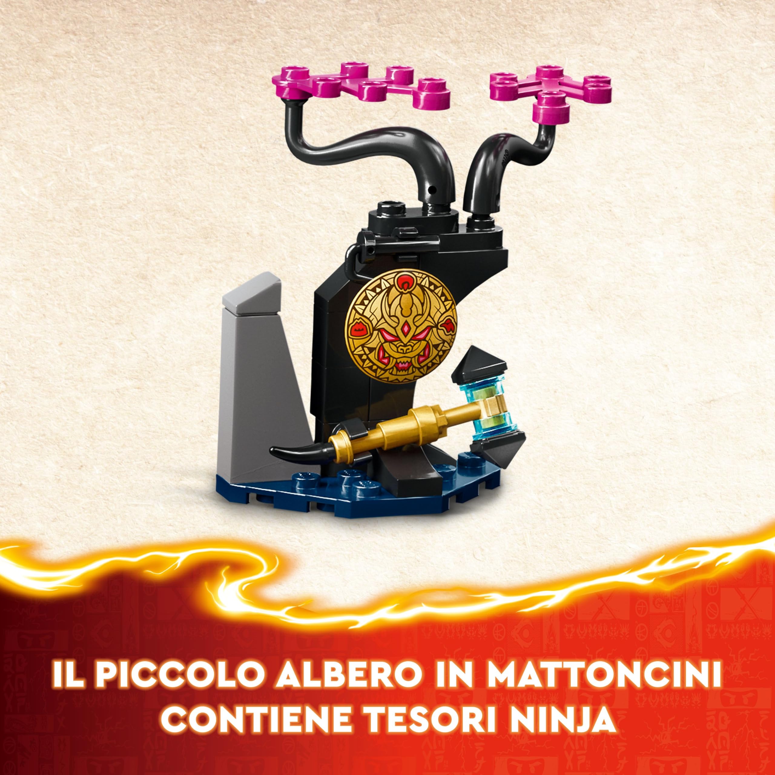 LEGO NINJAGO Egalt il Drago Maestro, Giocattolo Ninja con Action Figure Snodabile, Giochi d'Azione per Bambini e Bambine da 8 Anni con 5 Minifigure tra cui Lloyd, Sora e Nya, Idea Regalo 71809