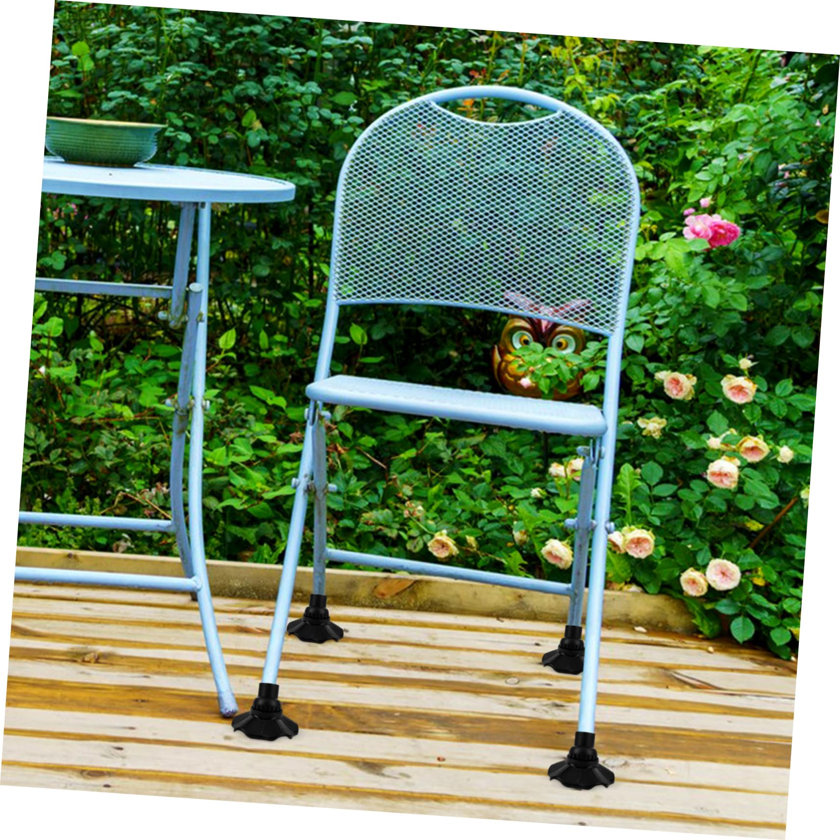 Uonlytech 20stücke Faltbare Stuhlbeine Bodenschoner Möbelbeine Für Outdoor Camping Stühle Strapazierfähig Und Kratzfest