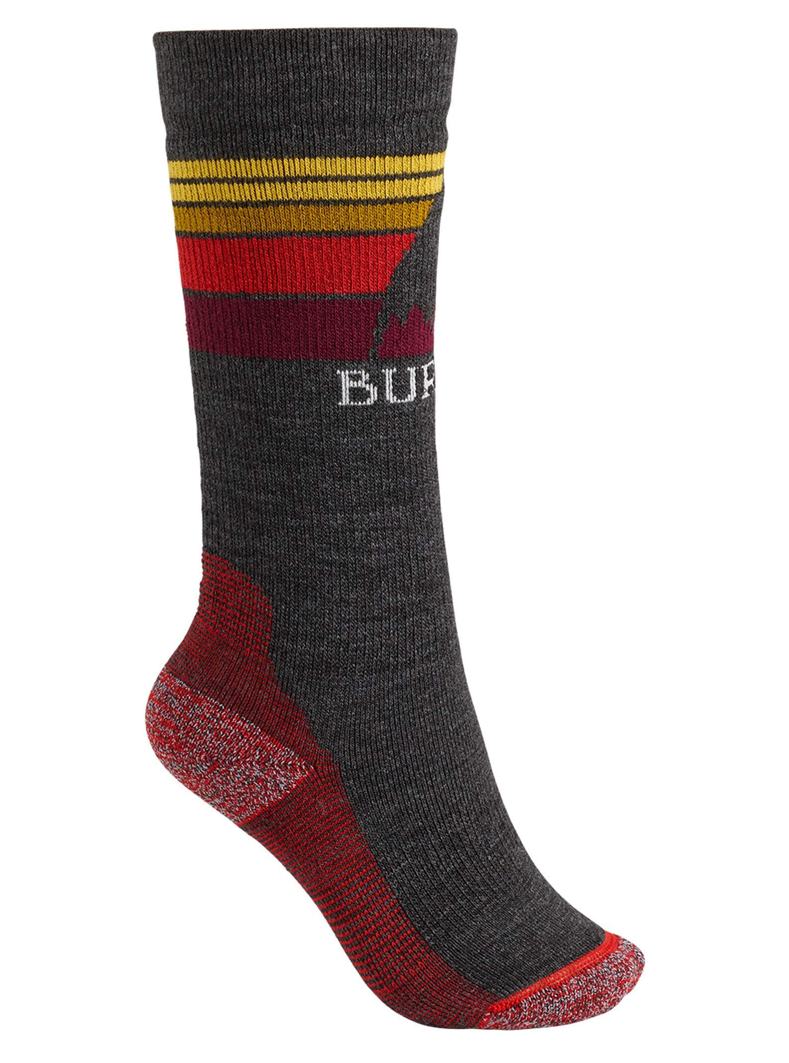 Burton Kids' Emblem Midweight Sock Chaussettes de Snowboard Mixte Enfant
