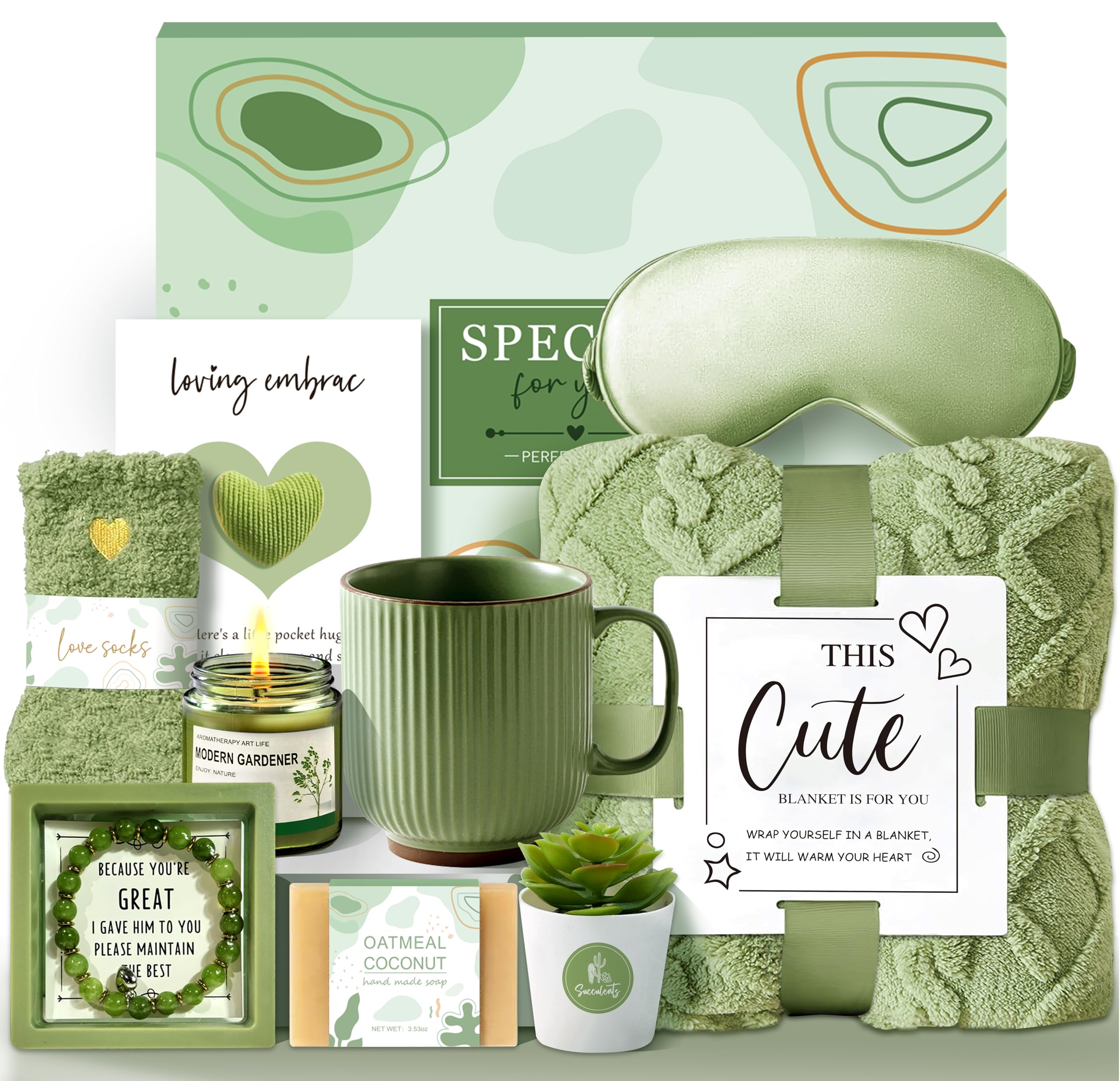 Valentinstagsgeschenke für sie, Geburtstagsgeschenke für Frauen, Selbstpflege-Geschenkkorb – Spa-Pflege-Paket mit Sonnenblumen-Thema für Mutter, Ehefrau, Schwester, Gute Besserung